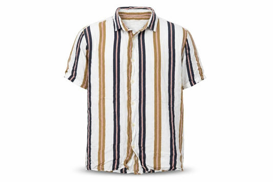 Topman Men's Multicoloured Striped Shirt M