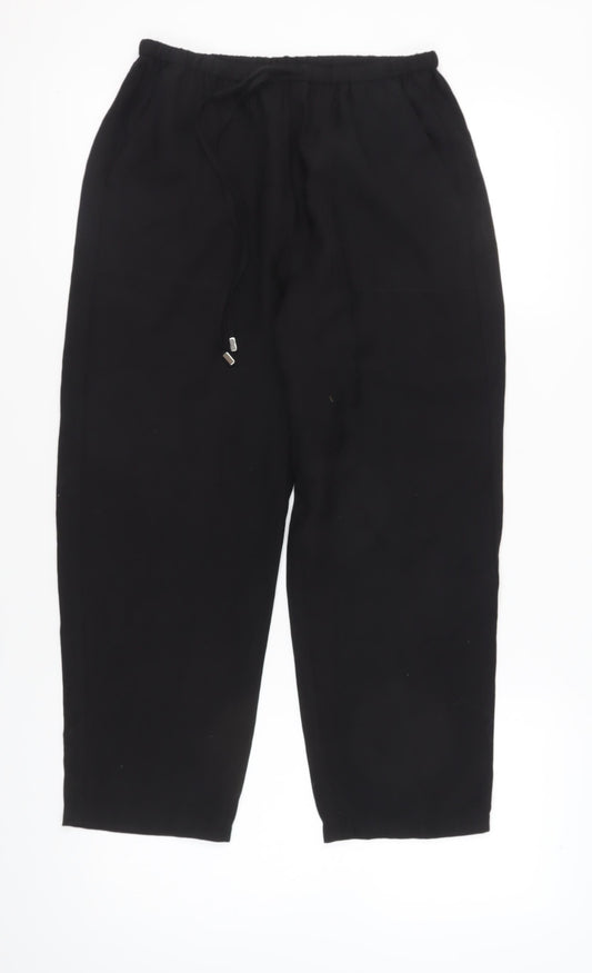 Marks and Spencer Women's Black Trousers Size 10