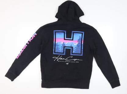 Hollister Womens Black Hoodie, Medium, Casual Pullover