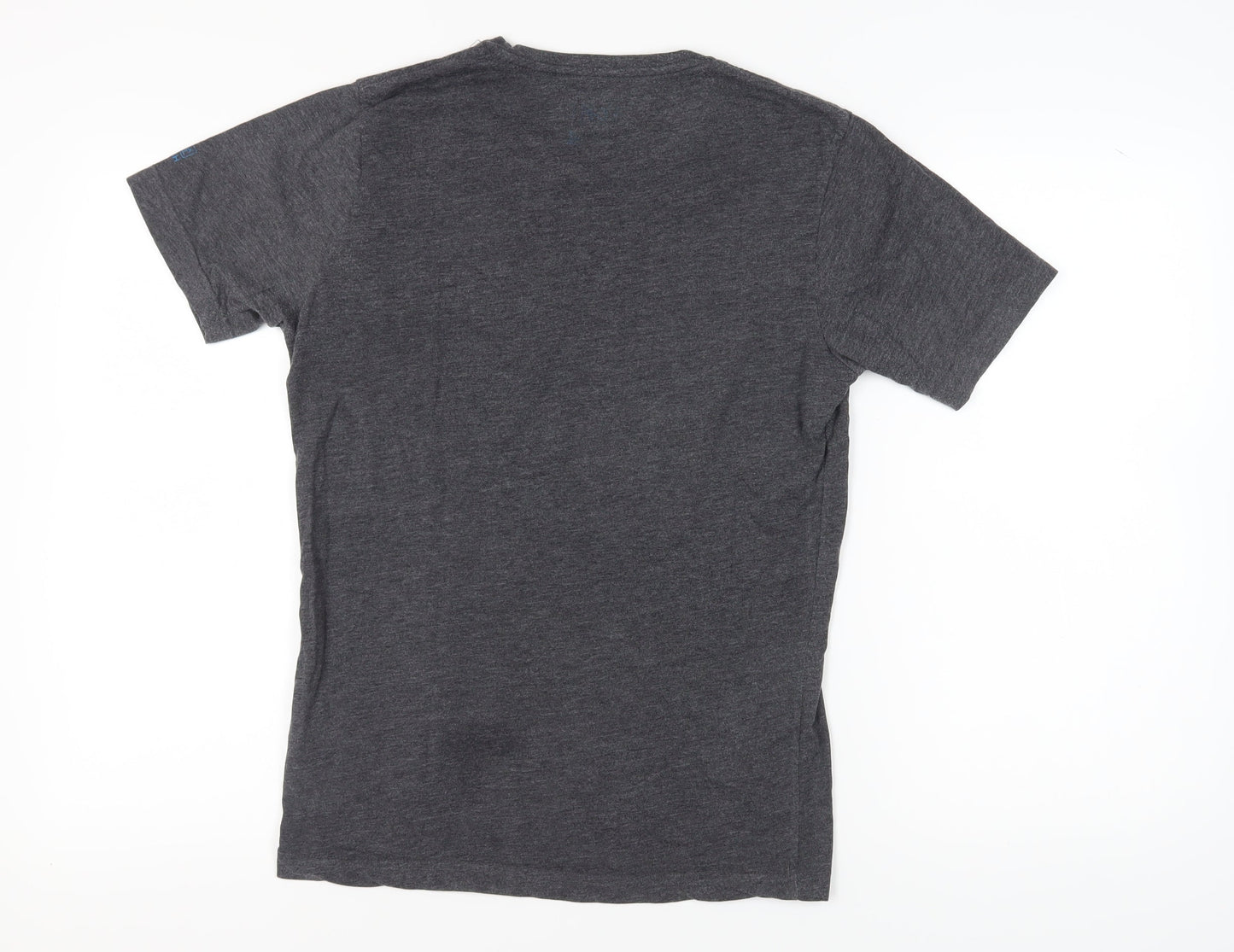 Crosshatch Men's Grey Graphic T-Shirt S