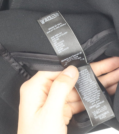 Marks & Spencer Women's Black Limited Edition Jacket - Size 8