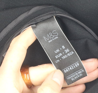 Marks & Spencer Women's Black Limited Edition Jacket - Size 8