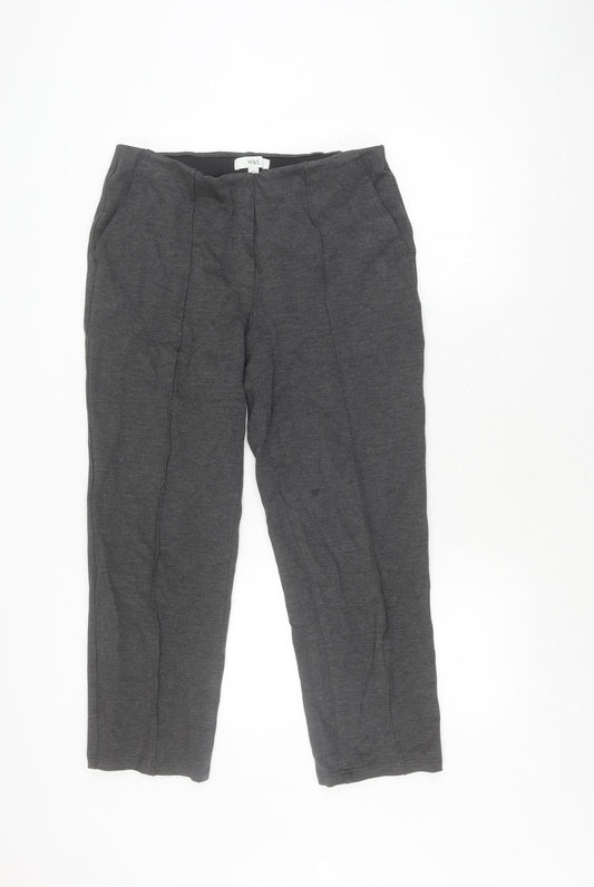 Marks and Spencer Grey Women's Trousers Size 12
