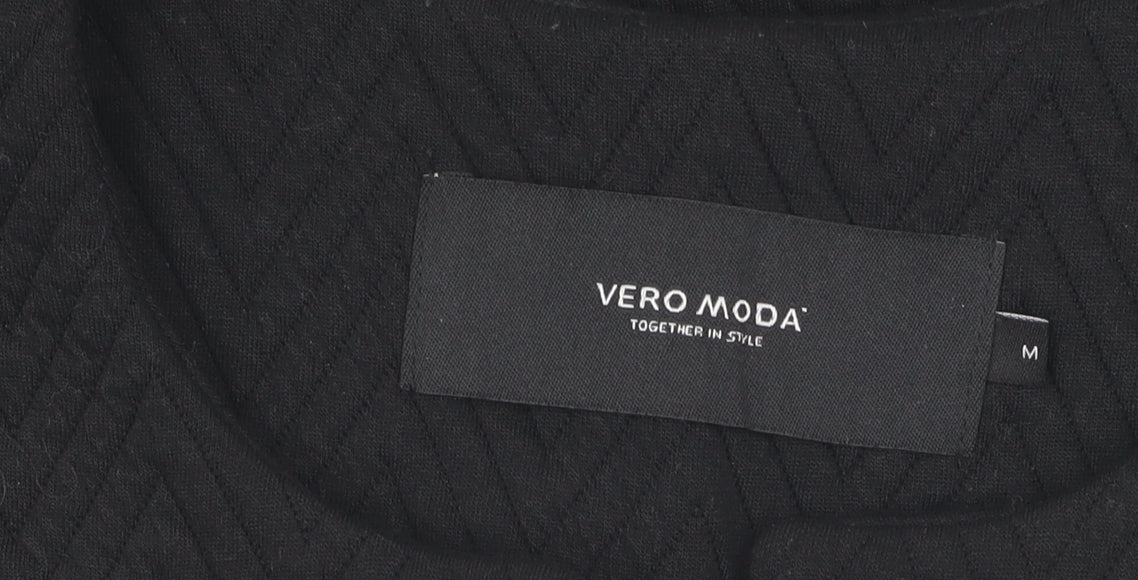 Vero Moda Women's Black Suit Jacket M Classic Chevron