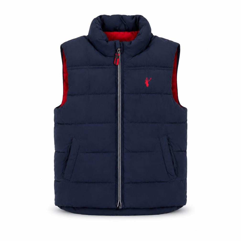 Blue Zoo Boys Blue Padded Bodywarmer Jacket 5-6 Years
