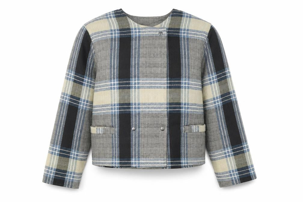 Kestilä Women's Multicoloured Plaid Jacket Size 8
