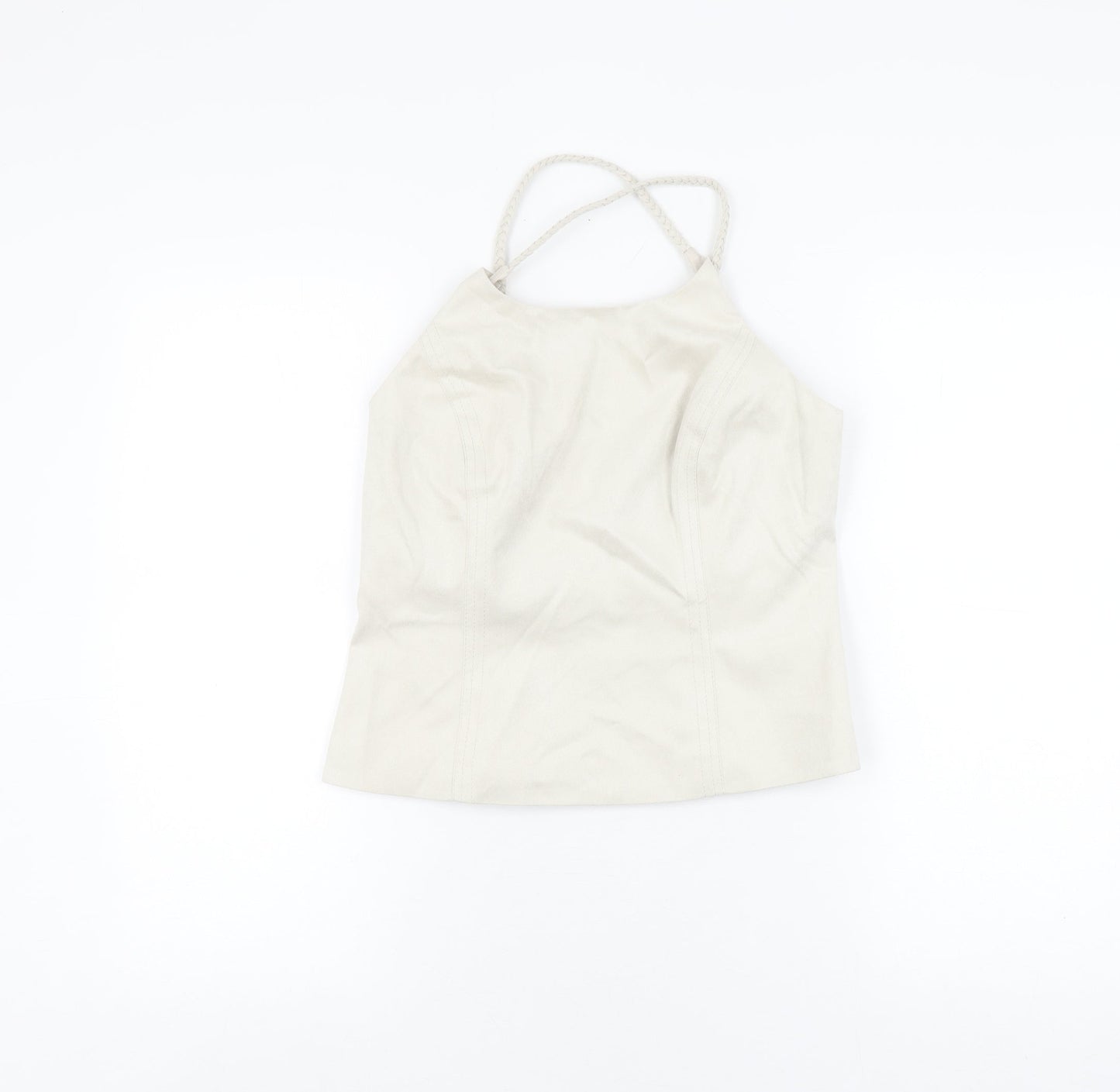 Next Women's Beige Camisole Blouse Size 14 Sleeveless