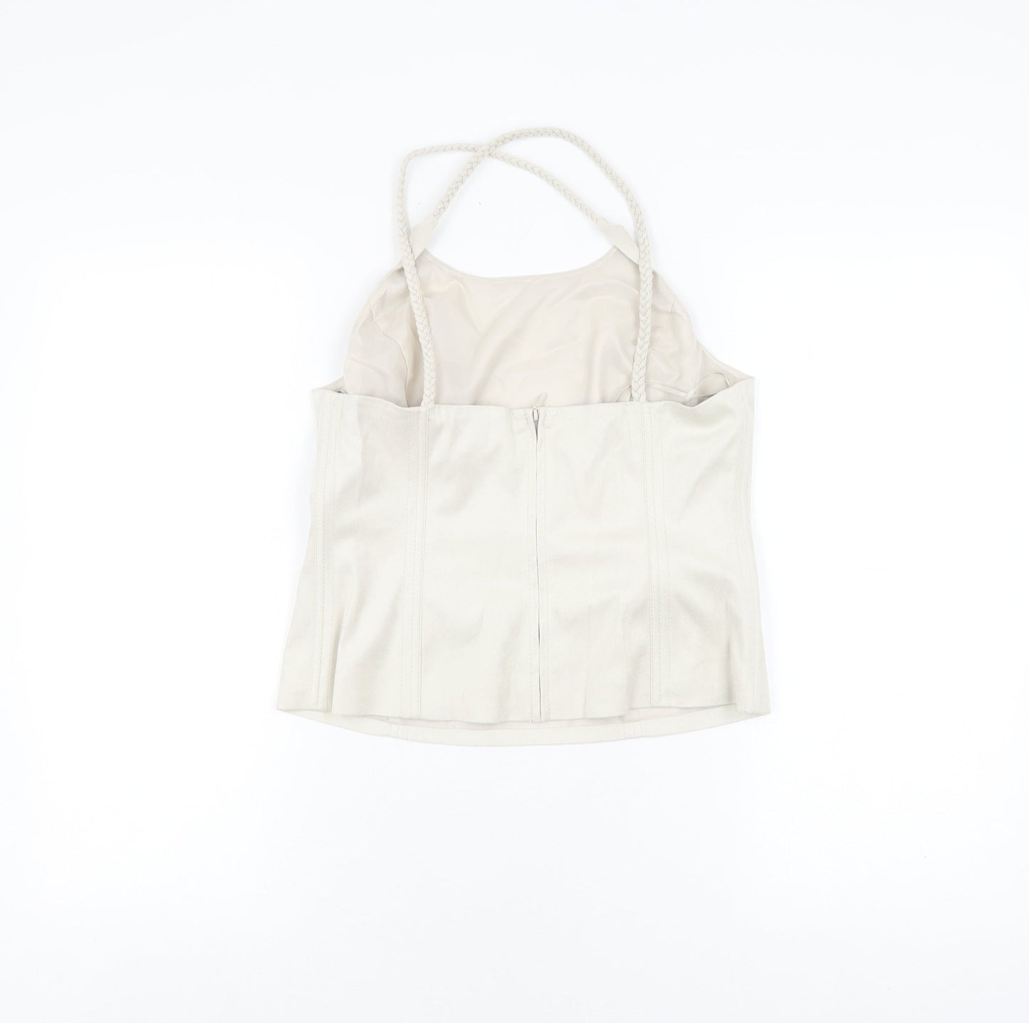 Next Women's Beige Camisole Blouse Size 14 Sleeveless
