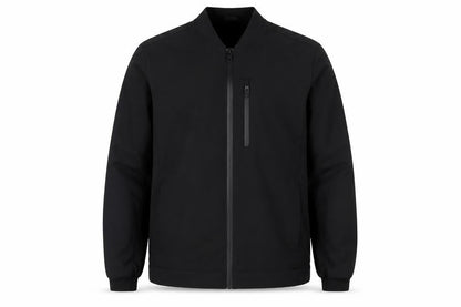 Front view of Autograph Men's Black M Basic Water Resistant Jacket