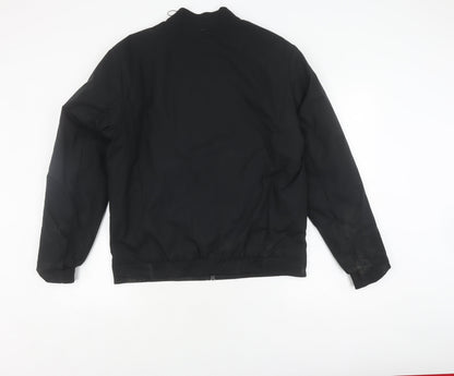 Back view of Autograph Men's Black M Basic Water Resistant Jacket