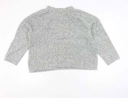 Gap Women's Grey Knit Sweatshirt Size 12