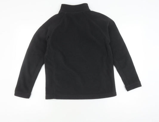 Marks and Spencer Black Girls Fleece Jacket 12-13 Years