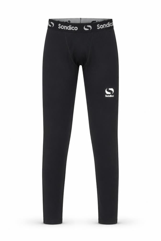Sondico Boys Black Compression Leggings 13 Years