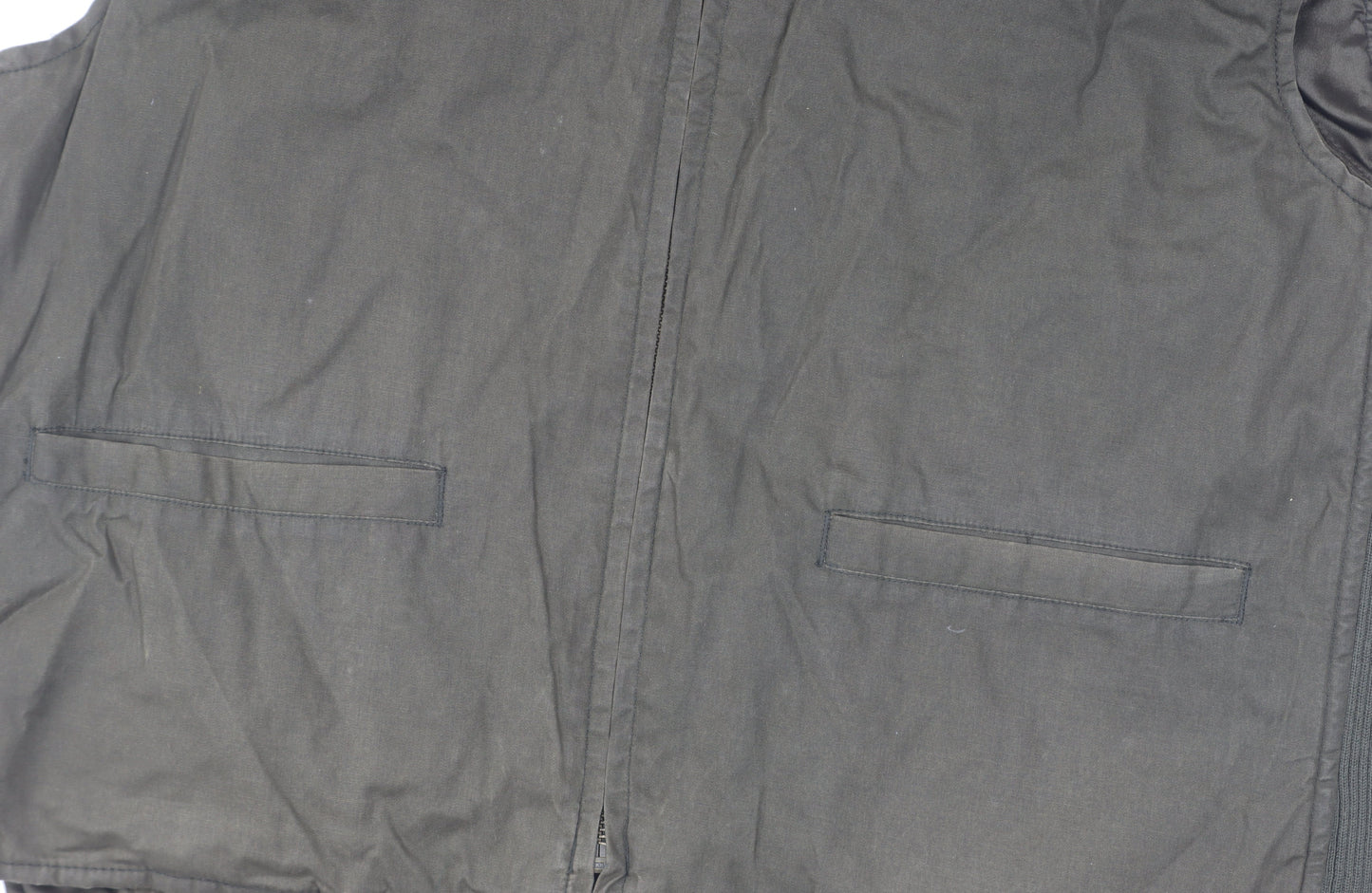 Principles Men's Green Waistcoat, Medium, Zipped Pockets
