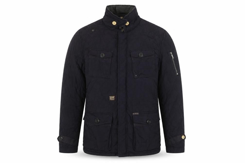 Khujo Men's Black Quilted Jacket M - Winter Essential