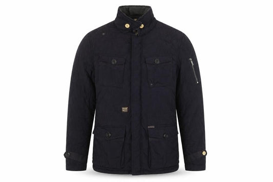 Khujo Men's Black Quilted Jacket M - Winter Essential