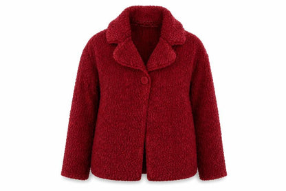 RJR.John Rocha Women's Red Collared Jacket Size 14