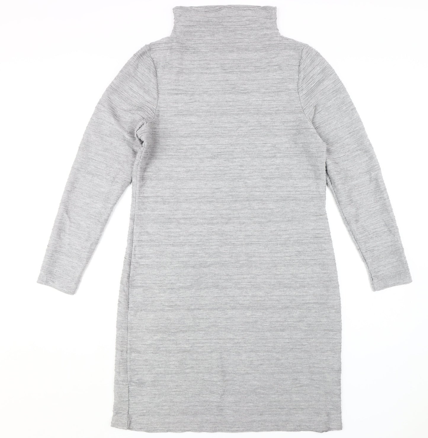 Marks and Spencer Grey Long Sleeve Dress - Size 14