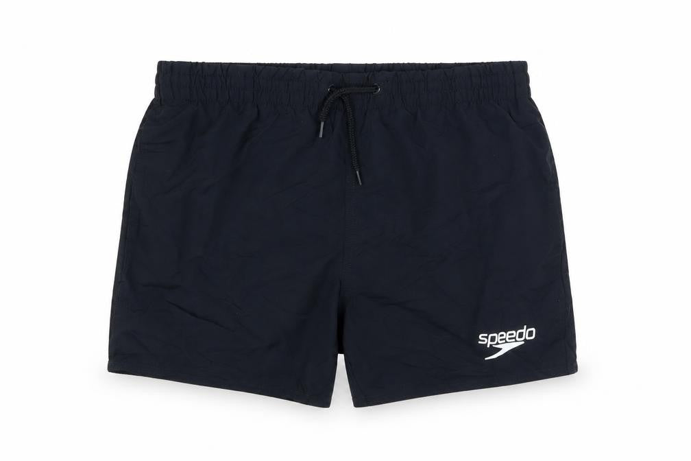 Front view of Speedo boys’ black swim shorts xl 11-12 years