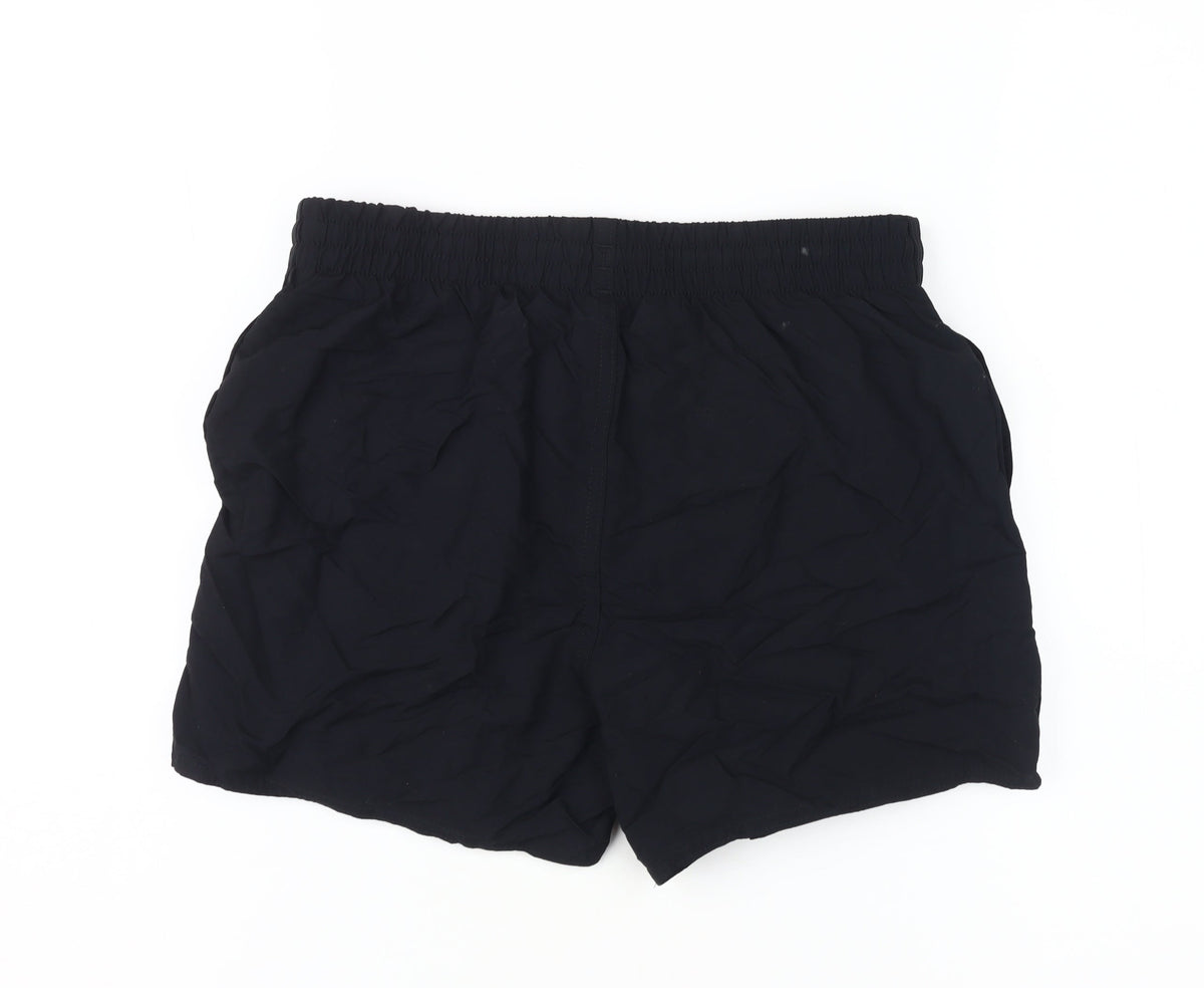 Back view of Speedo boys’ black swim shorts xl 11-12 years