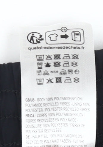 Brand and care label for Speedo boys’ black swim shorts xl 11-12 years