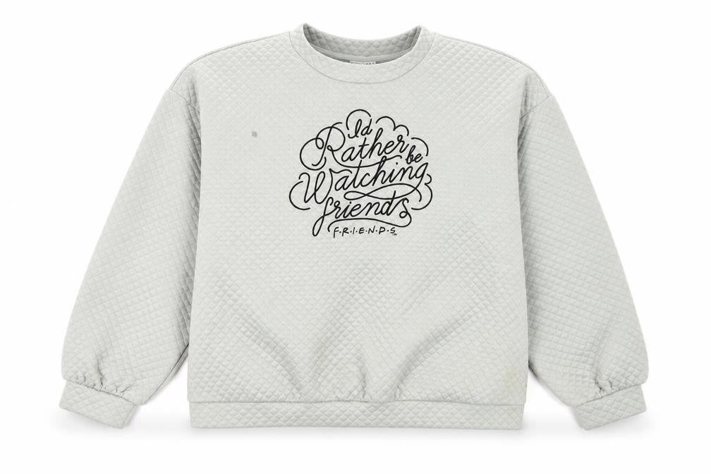 Friends Ivory Women's Pullover Sweatshirt Size 14