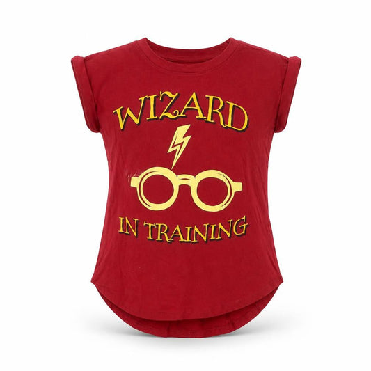 Harry Potter Girls' Red T-Shirt, Wizarding World, 7-8 Years