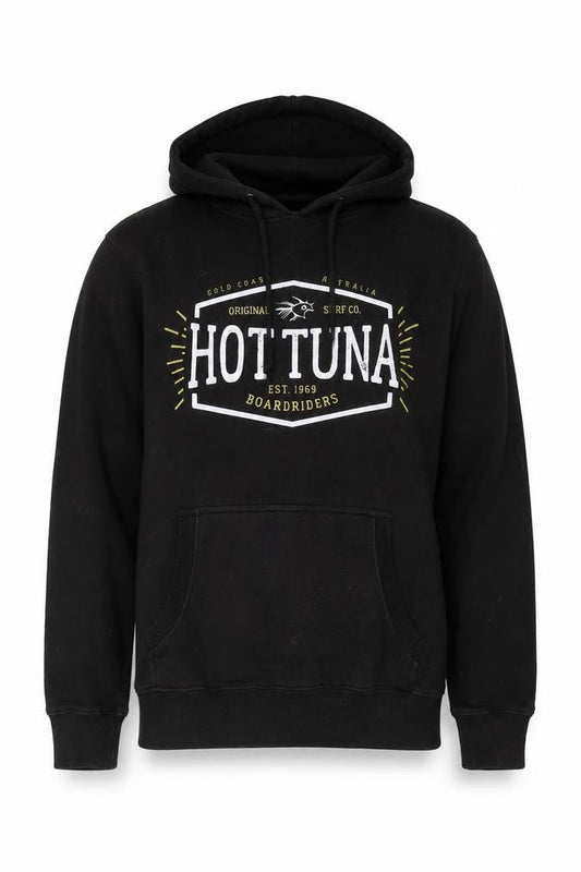 Hot Tuna Men's Black Pullover Hoodie S with Logo