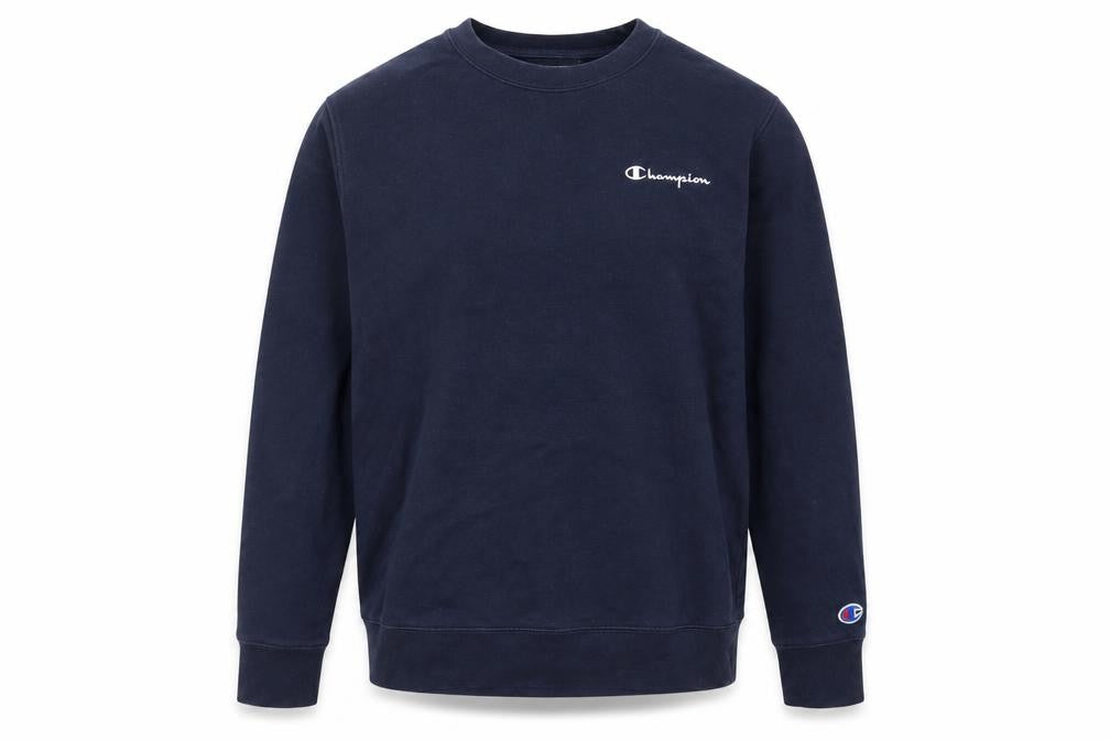 Champion Men's Blue Pullover Sweatshirt M