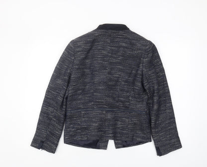 Marks & Spencer Women’s Blue Tweed Blazer Size 12