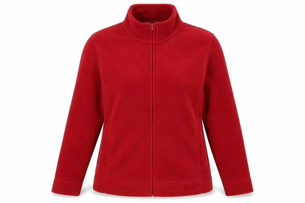 Isle Women's Red Fleece Jacket M Casual Style