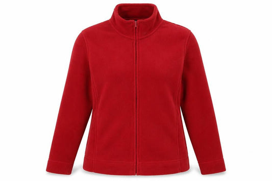 Isle Women's Red Fleece Jacket M Casual Style