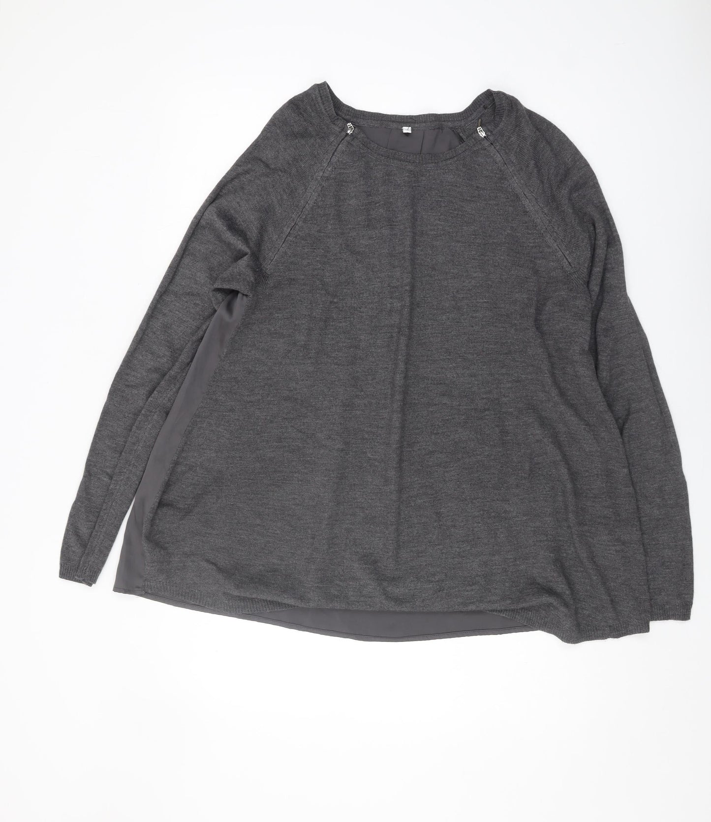 Marks and Spencer Women's Grey Jumper, Size 12