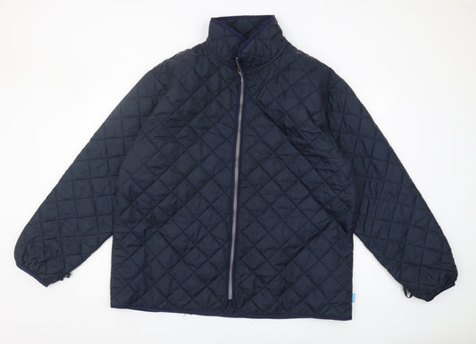 Sioen Men's Blue XL Quilted Jacket Casual Zip