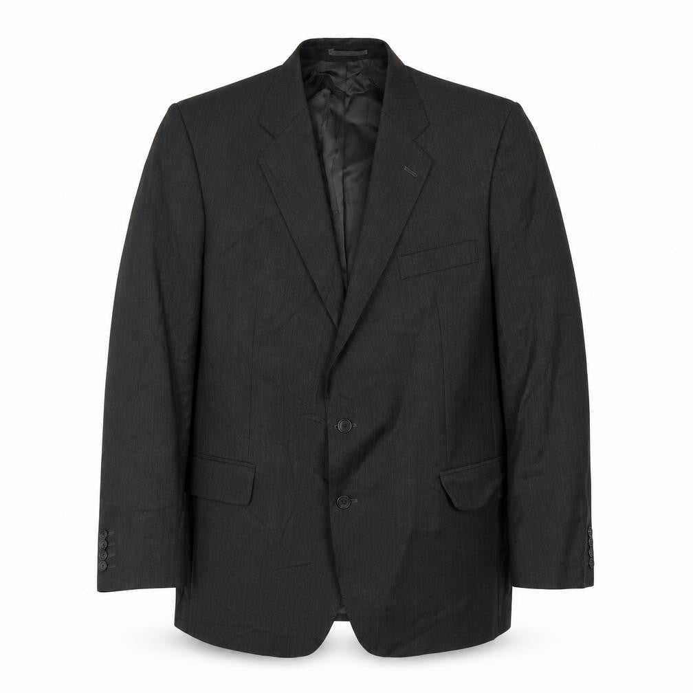 Magee Men's Grey Wool Blazer 46L - Formal Jacket
