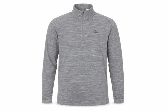 Decathlon Men's Grey 1/2 Zip Sweatshirt S Regular
