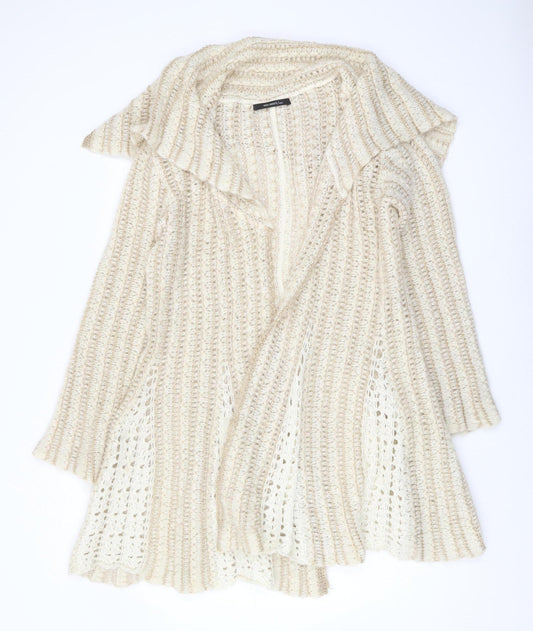 Sita Murt Women's Beige Cardigan Size 10 Relaxed Fit