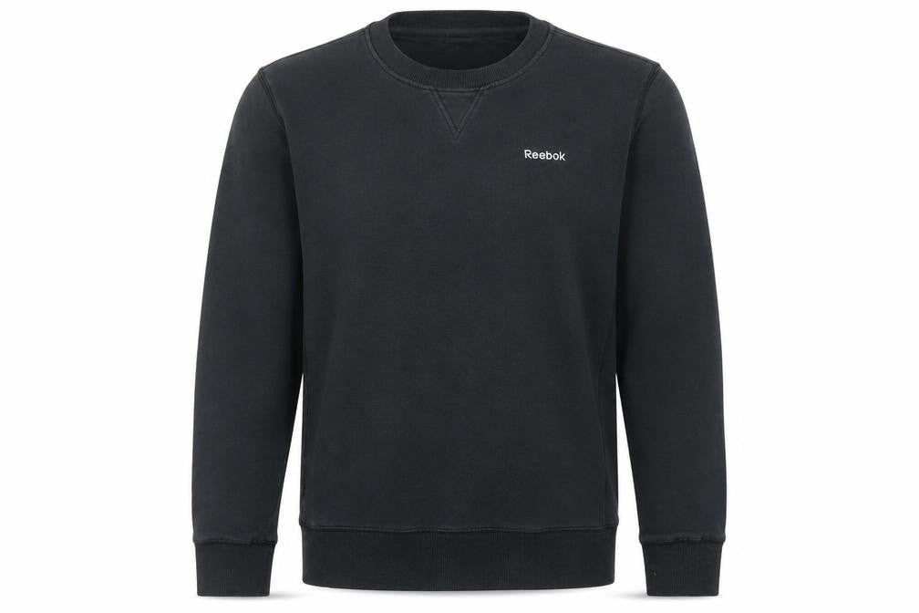 Reebok Men's Black Pullover Sweatshirt - Size S