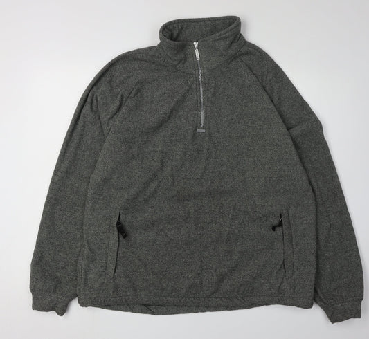 Regatta Men's Grey XL Fleece 1/2 Zip Sweatshirt