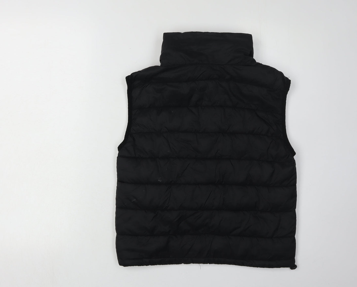 ZARA Women's Black Puffer Waistcoat, S, Casual Insulated