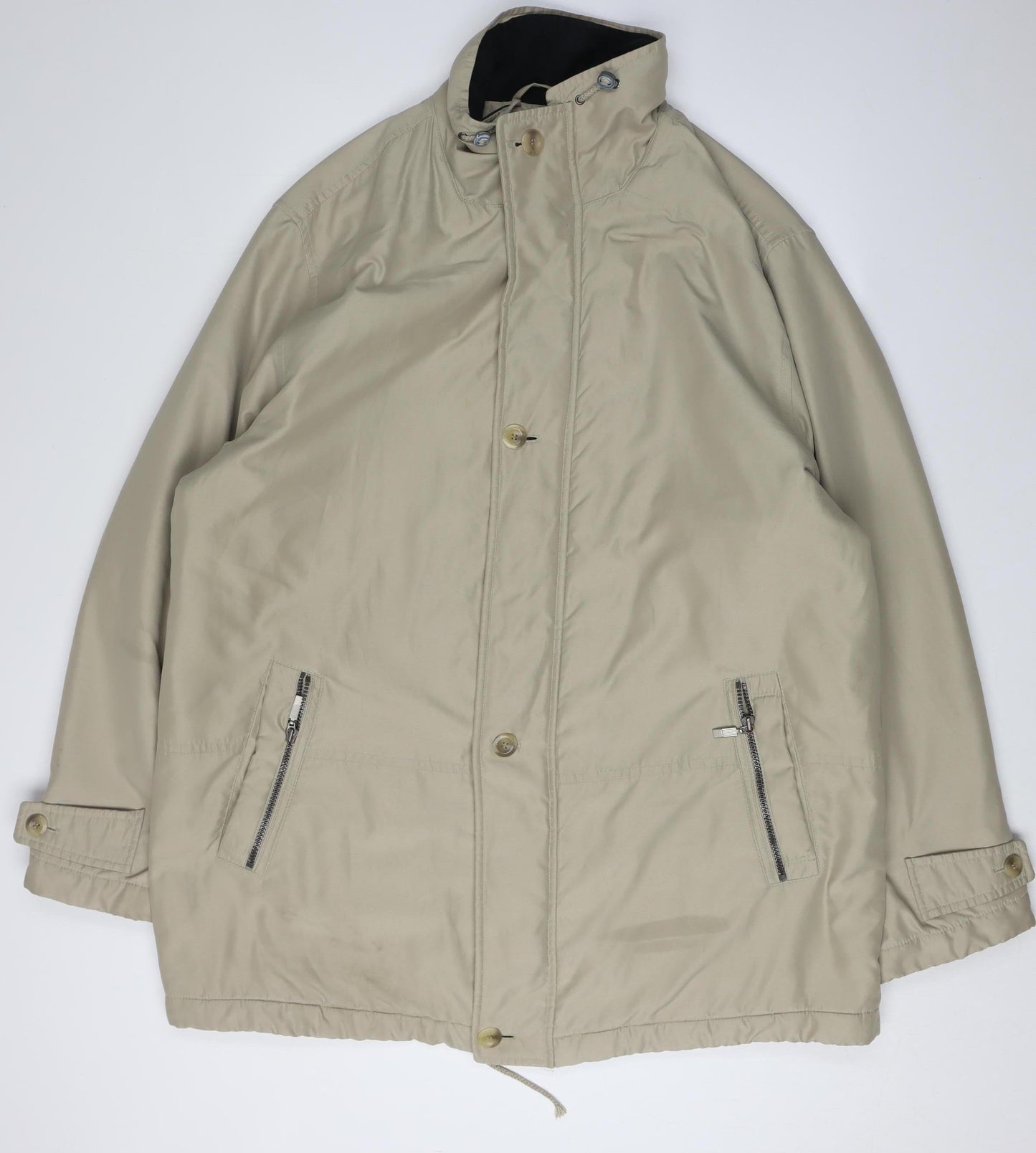 Frank Eden Men's Beige Regular Fit Autumn Jacket