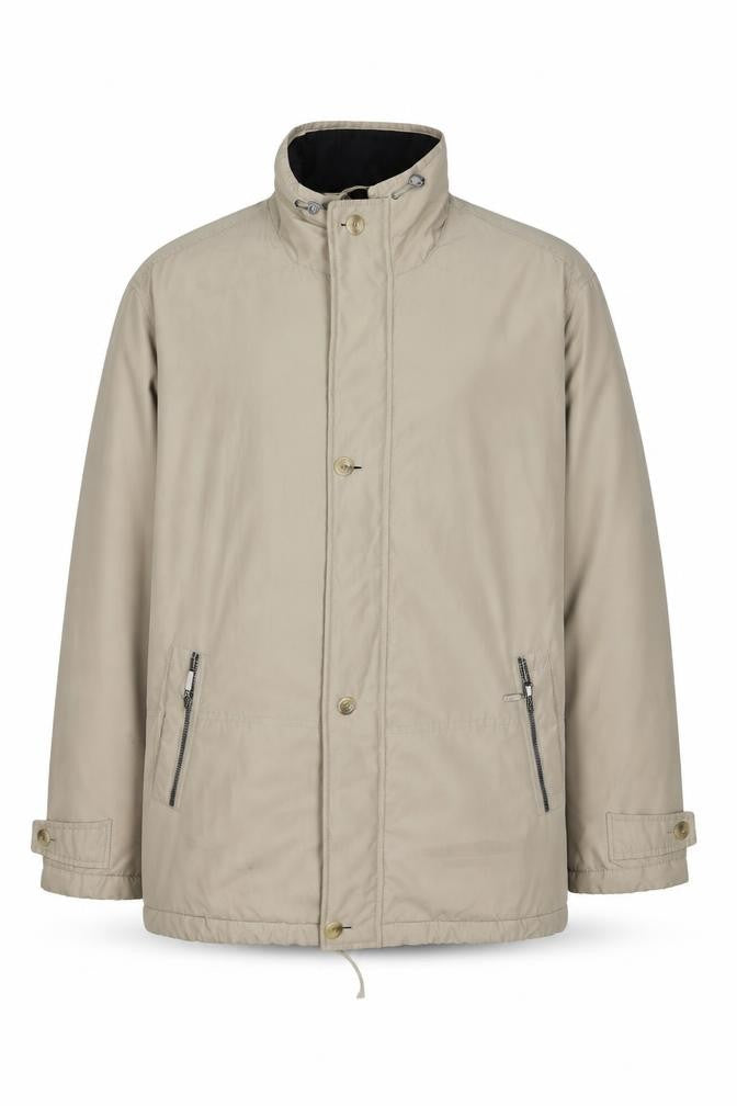 Frank Eden Men's Beige Regular Fit Autumn Jacket