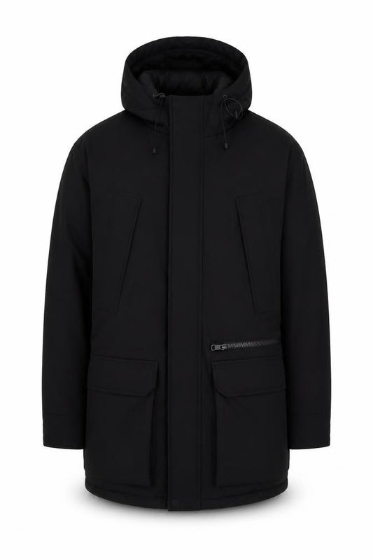 Marks & Spencer Men's Black Parka Coat S