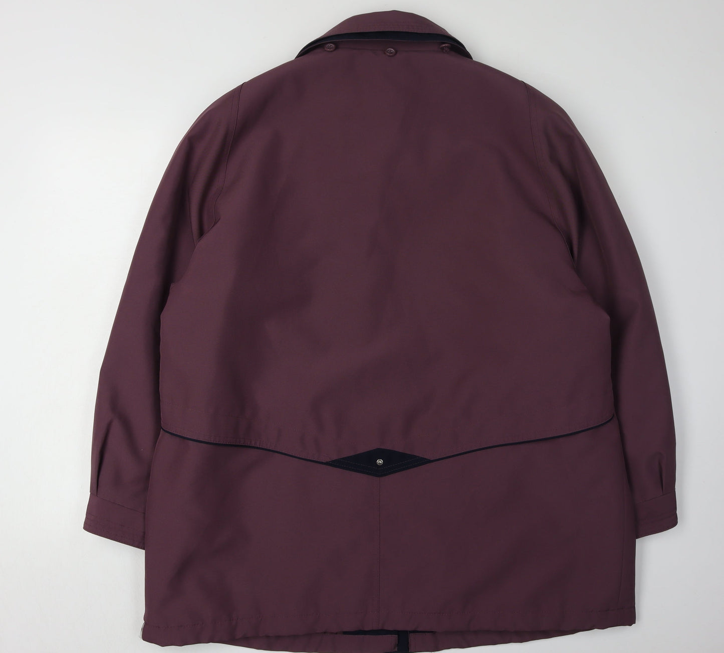 David Barry Women's Purple Mid-Length Coat Size 22