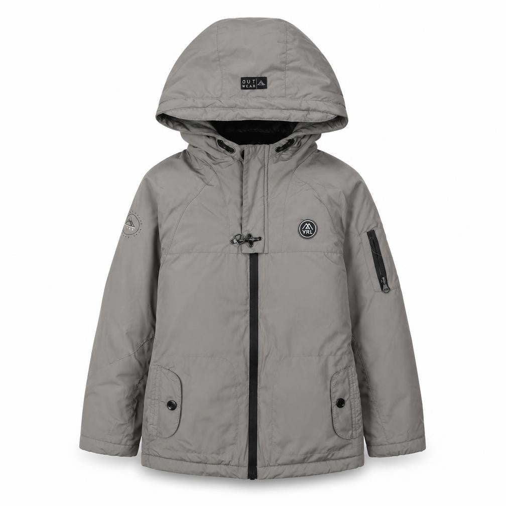 Mayoral Grey Boys Parka Jacket Hooded Winter 7 Years