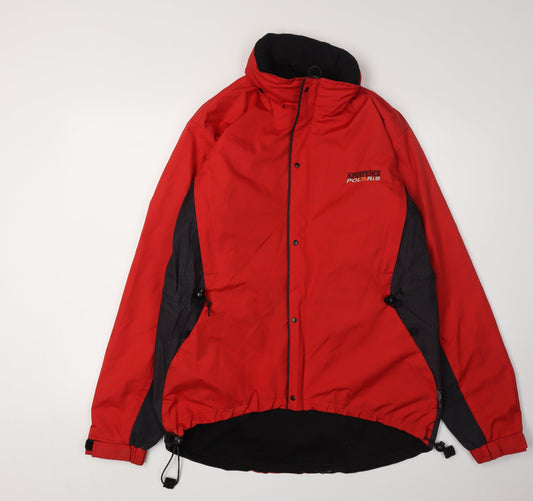 Polaris Men's Red Windbreaker Jacket S - Cycling