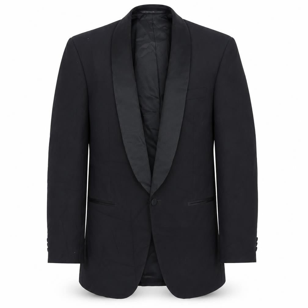 Hans Keiven Men's Black Formal Tuxedo Jacket Size 40L