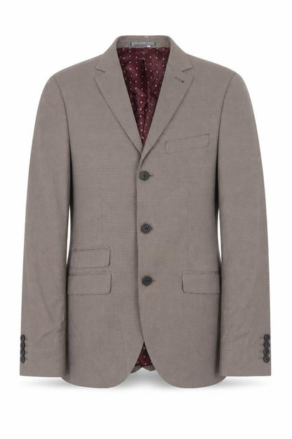 Next Men's Brown Check Blazer 36R Regular Fit