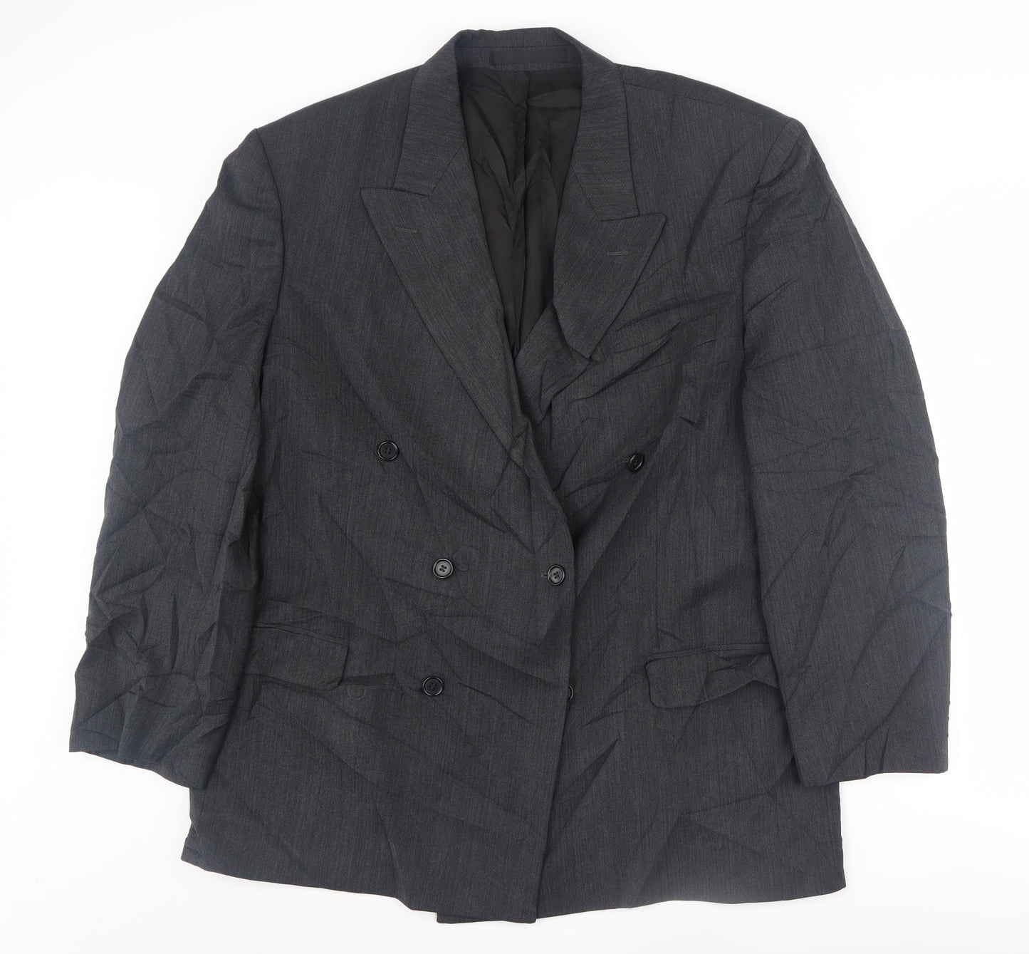 Marks & Spencer Men's Grey Blazer, 46, Regular Fit