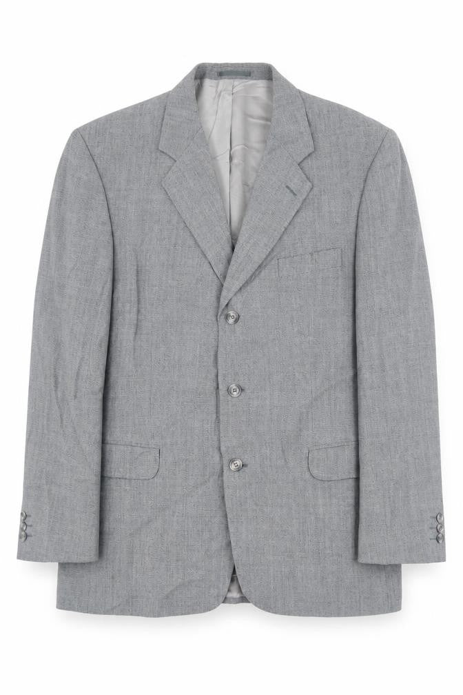 Michael Stewart Men's Grey Blazer, Size 44R, Classic Formal Jacket